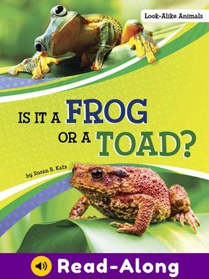 cover image of Is It a Frog or a Toad?